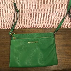 Michael Kors green crossbody